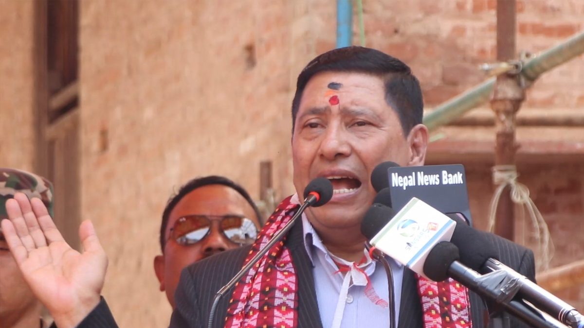 बुङमतीको संस्कृति जाेगिने गरी तराई मधेस द्रुतमार्ग बन्छ : गृहमन्त्री श्रेष्ठ